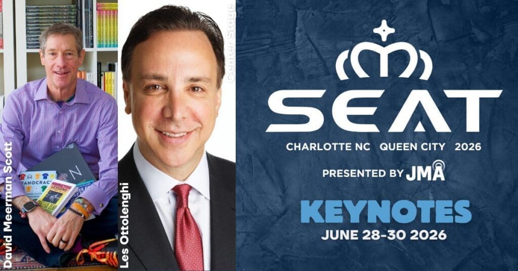 David Meerman Scott and Les Ottolenghi to speak at SEAT 2026