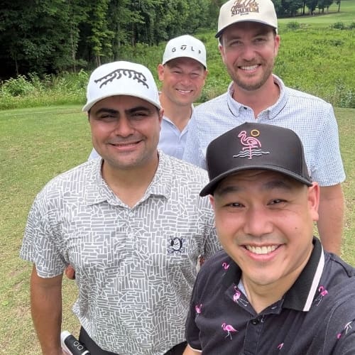 Lenny, GM, Tanner and Phil at SEAT Golf Day